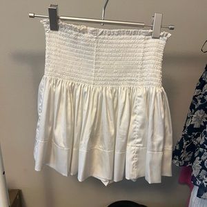 White Natural Life Skirt